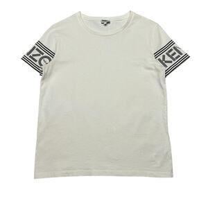 Kenzo Logo Sleeve Crew Neck T Shirt Women's Small Streetwear